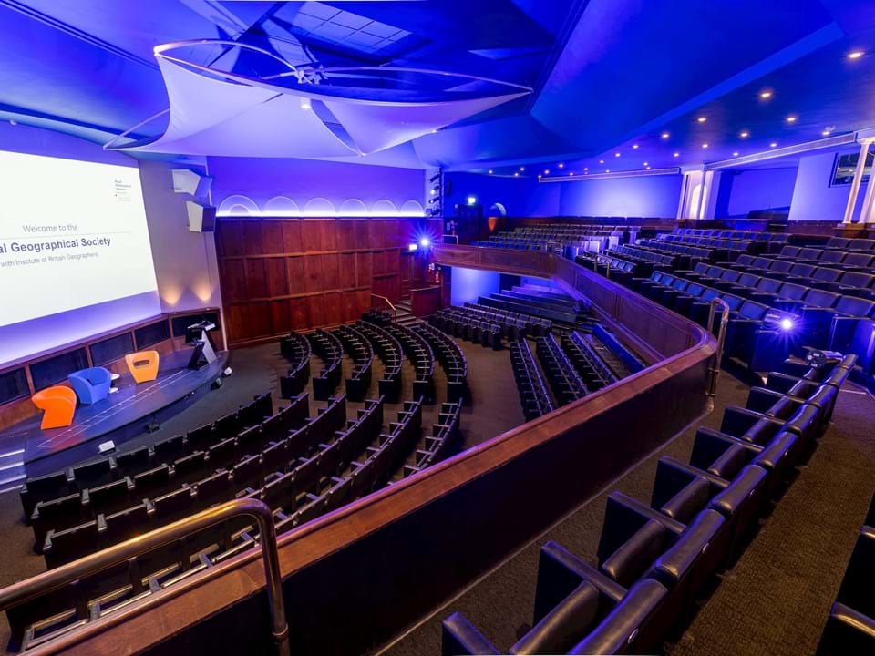 Photo of the Ondaatje Lecture Theatre, view from the balcony