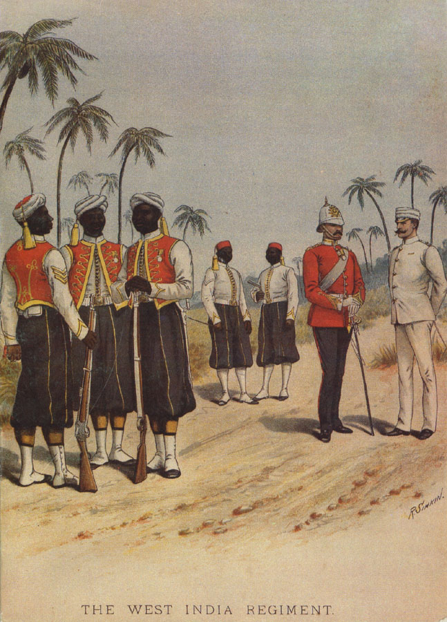 The West India Regiment' (1871), Barbados Museum and Historical Society.