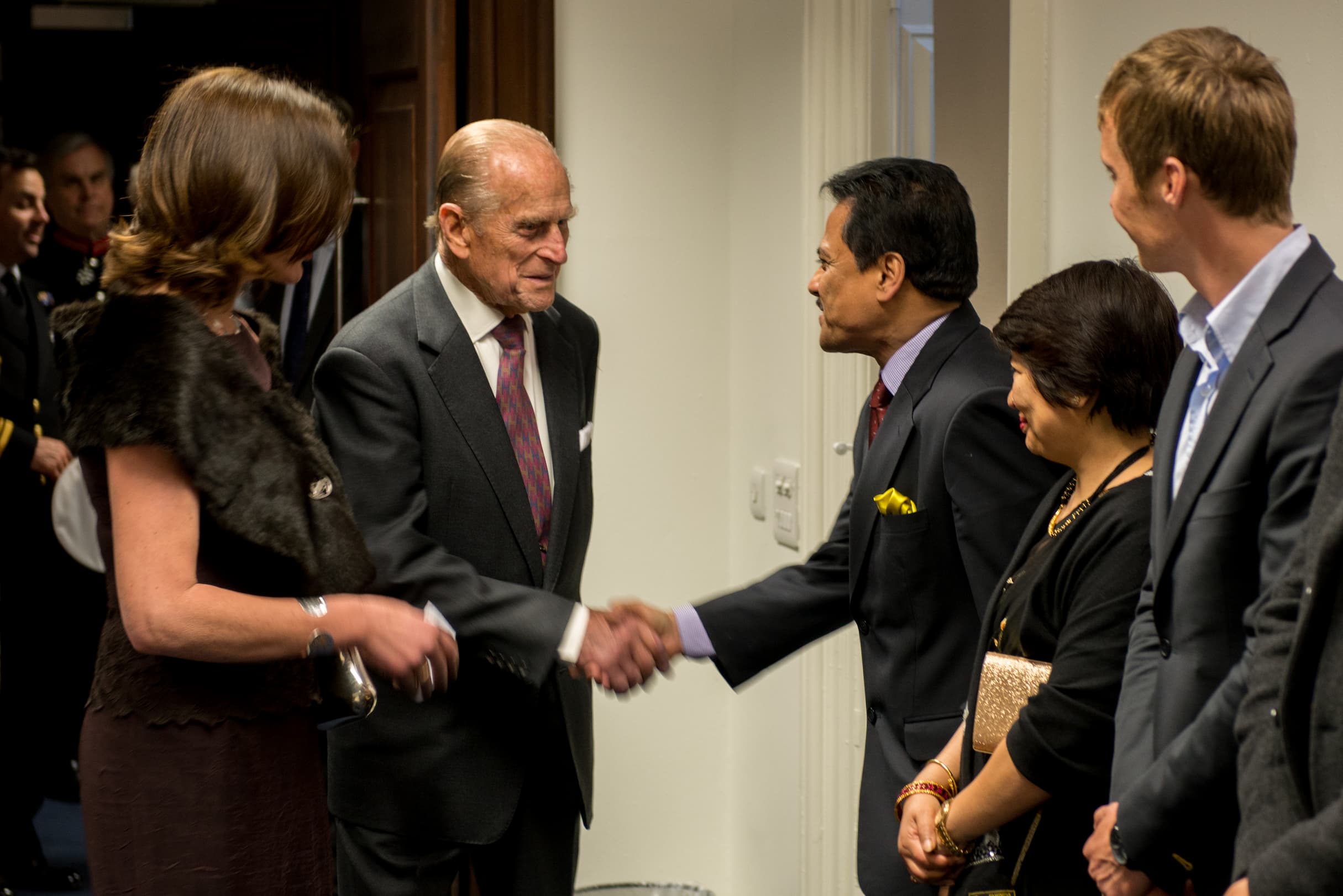 HRH Prince Philip at the Society for the Mount Everest 60th Anniversary event courtesy of James Finlay.