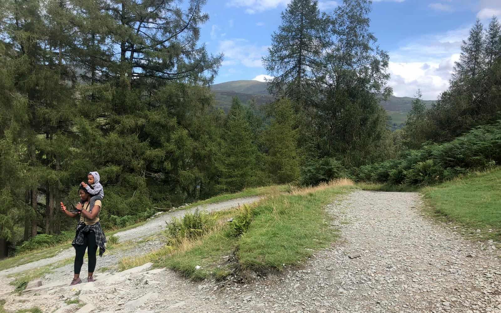 Shanique Harris and her daughter in the Lake District (c) Shanique Harris