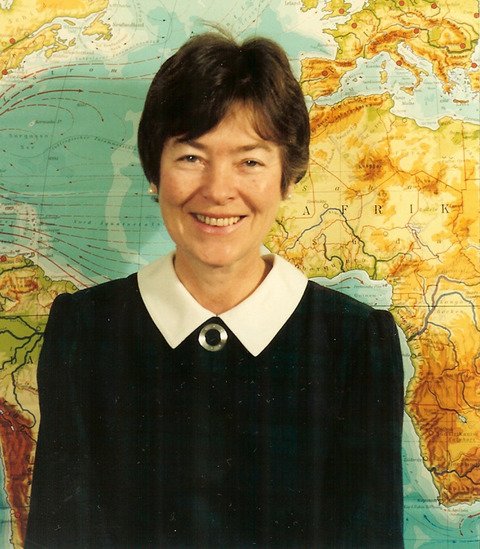 Anne Buttimer. Credit to the School of Geography, University College Dublin, Belfield, Dublin 4, Ireland