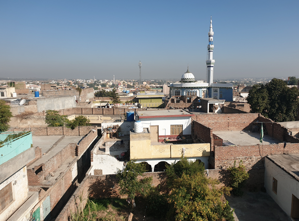 A view from the rooftop of our family home in Rawalpindi, Pakistan.